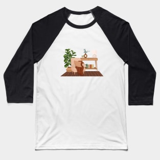 Trendy Plants in Interior, Botanical illustration 35 Baseball T-Shirt